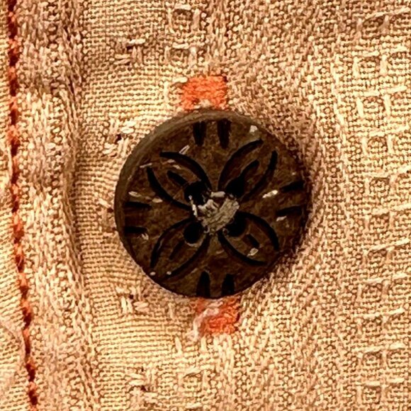 Tommy Bahama Mens Shirt Silk Hawaiian Textured Floral Camp Pink Salmon XL - Picture 5 of 14